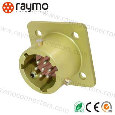 50 Pin Industrial Circular Connectors IP68 Brass Shell Bayonet Connection