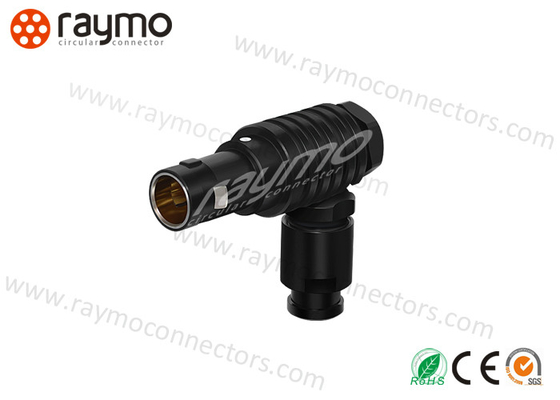 Cor do preto da maneira W1 W2 dos conectores 10 de  Mini Snap Right Angle Circular