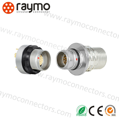 RAYMO AMC Conectores circulares Push Pull de alta densidade 12 contatos tamanho 0W