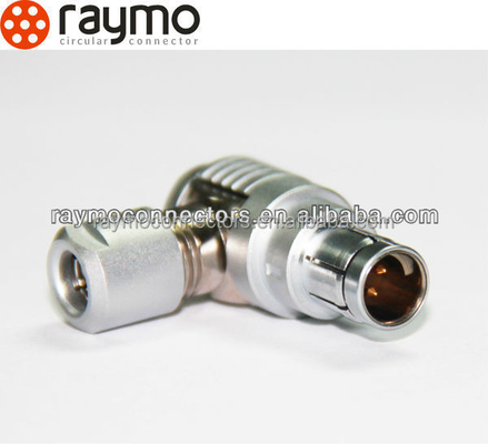 Conector masculino M12 com cor natural e casca de níquel / latão