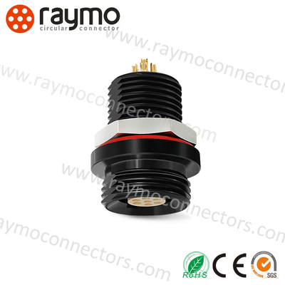 2-24 Contatos Conectores circulares Snap-In Assemblagem de cabo com estilo de acoplamento Push Pull