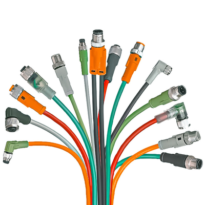 Cable de ligação Ip67 Ip68 M12 impermeável 3 pinos a 17 pinos