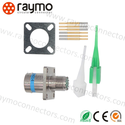 Amphenol MIL-DTL-38999 Série III Conector D38999/26WB05SN Fêmea Plug Cable 5 pin conectores circulares militares
