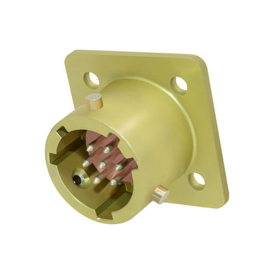 Receptáculo de Flange Quadrado Hermético OHS-BC-1-19/18-B1-1-B Conectores Circulares Industriais Russos de Baioneta