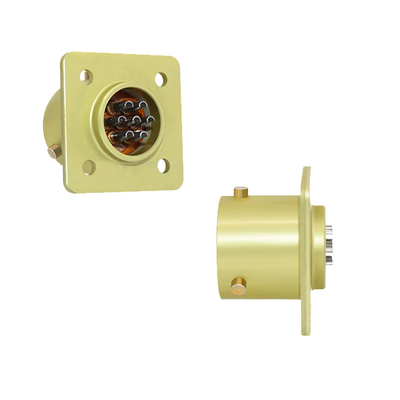 Receptaculo de flange quadrada hermética da série russa OHS-BC-1-7/12-B1-1-B para circuitos DC e AC
