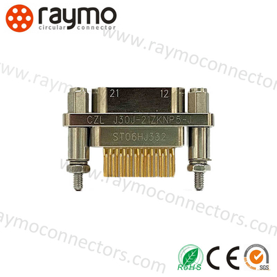 Conectores Micro-D MIL-Spec da série J30J Standard MIL-DTL-83513 e à prova d'água com conchas em forma de D