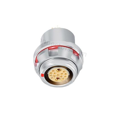DIN Conector circular feminino de puxa-puxa de 15 pines IP68 AF1031