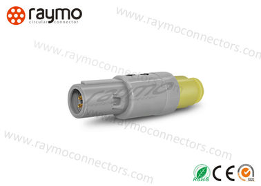 Conector de alimentação push pull plástico do equipamento médico do conector da fonte de alimentação Shell 4pin