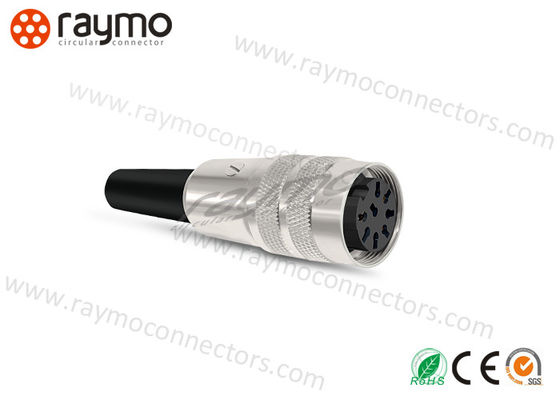 Conector Coaxial Rosqueado com Soquete Livre Montado em Cabo com Junta Rosqueada