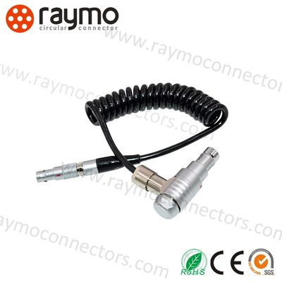 conector circular push pull de 5 pinos do cabo de 0.8m para Mini Camera
